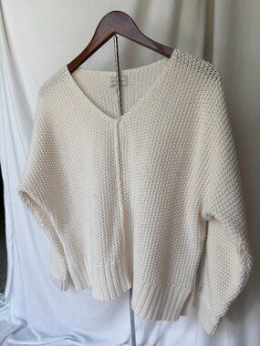 Lucky Brand waffle knit sweater